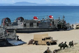 Binh sỹ Mỹ tham gia một cuộc tập trận. (Nguồn: AFP/TTXVN)