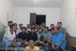 Các lao động của Cty Simco Sông Đà đưa sang làm việc tại Algeria cho nhà thầu Trung Quốc là Công ty Đông Nhất Giang Tô. (Ảnh: Thanh Bình/Vietnam+)