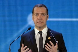 Thủ tướng Nga Dmitry Medvedev. (Nguồn: AFP/TTXVN)