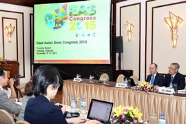 Quang cảnh hội thảo chính sách phát triển đại dương của khu vực Đông Á. (Ảnh: Trần Lê Lâm/TTXVN)