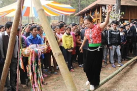 Lễ hội Hết Chá đặc sắc của bà con dân tộc Thái. (Ảnh minh họa: Minh Đức/TTXVN)