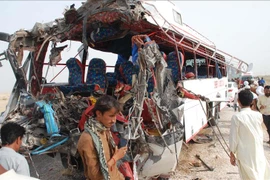 Hiện trường vụ tai nạn. (Nguồn: File)