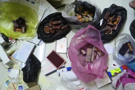 Tang vật của vụ án. (Ảnh: Nguyễn Văn Việt/TTXVN)