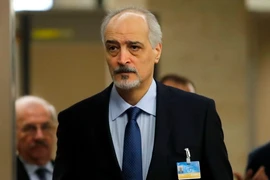 Trưởng đoàn đàm phán của Chính phủ Syria, Đại sứ Bashaar Ja'afarri. (Nguồn: THX/TTXVN)