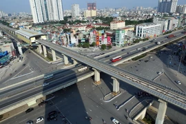Dự án đường sắt Cát Linh-Hà Đông. (Nguồn: TTXVN)