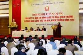 Quang cảnh hội nghị. (Ảnh: Nguyễn Dân/TTXVN)