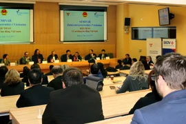 Quang cảnh hội thảo (Ảnh: Trần Quang Vinh/Vietnam+)