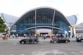Trung tâm Báo chí Quốc tế Tuần lễ Cấp cao APEC 2017. (Nguồn: TTXVN)