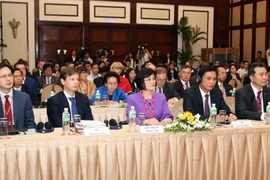 Các đại biểu dự buổi toạ đàm. (Ảnh: Trần Lê Lâm/TTXVN)