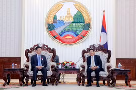 Quang cảnh buổi tiếp. (Ảnh: Phạm Kiên/Vietnam+)