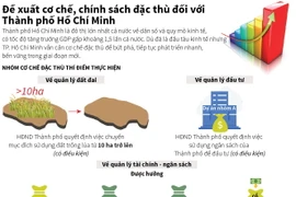 Đề xuất cơ chế chính sách đặc thù với TP.HCM.