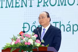 Thủ tướng Nguyễn Xuân Phúc phát biểu chỉ đạo hội nghị. (Ảnh: Thống Nhất/TTXVN)
