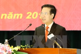 Trưởng Ban Tuyên giáo Trung ương Võ Văn Thưởng. (Ảnh: Phương Hoa/TTXVN) 