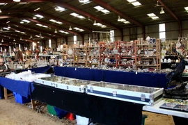 Chợ đồ cổ ở Ardingly (West Sussex) là chợ đồ cổ lớn nhất tại miền Nam nước Anh. (Ảnh: Như Mai/Vietnam+)