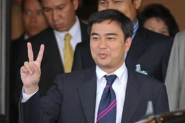 Cựu Thủ tướng Abhisit Vejjajiva. (Ảnh: AFP/TTXVN)