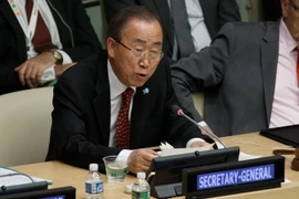 Tổng thư ký Ban Ki-Moon cho rằng các tác động của biến đổi khí hậu đang gia tăng nhanh chóng và do đó, các nỗ lực chung toàn cầu cũng cần phải được nâng cao. (Ảnh: THX/TTXVN)