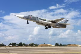 Máy bay Su-24 của Nga tham gia chiến dịch không kích tại Syria. (Ảnh: Sputnik)
