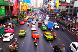 Đường phố Bangkok. (Nguồn: wordpress.com)