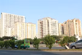 Dự án chung cư Khánh Hội 2. (Ảnh: Trần Xuân Tình/TTXVN)