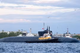 Tàu ngầm hạt nhân Knyaz Vladimir. (Nguồn: Sputnik)