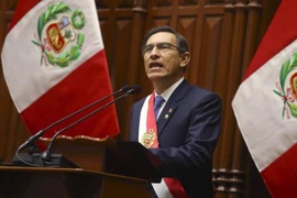 Tổng thống Peru Martin Vizcarra. (Ảnh: AFP/TTXVN)