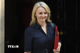 Bộ trưởng Thương mại Anh Liz Truss. (Ảnh: THX/TTXVN)