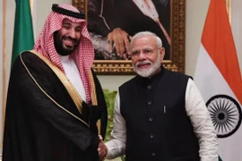 Thủ tướng Ấn Độ Narendra Modi hội kiến Thái tử Mohammed bin Salman. (Nguồn: ndtv.com)