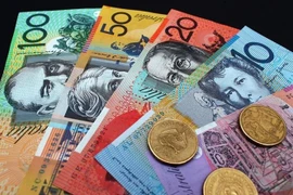 Đồng đôla Australia. (Ảnh: Forecast/TTXVN)