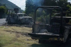 Hiện trường vụ tấn công. (Nguồn: AP)