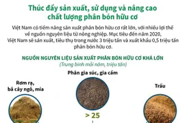 Thúc đẩy sản xuất, sử dụng và nâng cao chất lượng phân bón hữu cơ