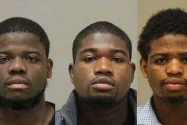 Ba đối tượng bị bắt giữ ngày 21/1 tại sân bay Gerald Ford, Michigan, Mỹ, với cáo buộc ủng hộ IS. (Ảnh: Click On Detroit/TTXVN)