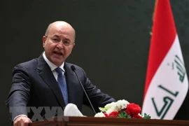 Tổng thống Iraq Barham Salih. (Nguồn: AFP/TTXVN)