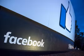 Biểu tượng Facebook. (Ảnh: AFP/TTXVN)