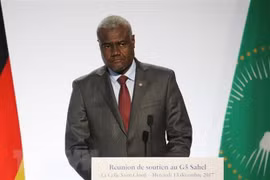 Chủ tịch Ủy ban Liên minh châu Phi (AU) Moussa Faki Mahamat. (Nguồn: AFP/TTXVN)