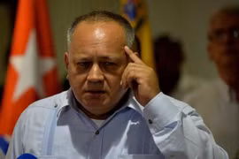 Phó Chủ tịch thứ nhất đảng Xã hội Chủ nghĩa thống nhất Venezuela (PSUV) Diosdado Cabello. (Ảnh: AFP/TTXVN)