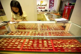 Một cửa hàng kim hoàn. (Ảnh: THX/TTXVN)