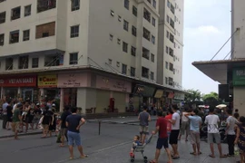 Tòa nhà HH3A chung cư HH Linh Đàm tại Hà Nội. (Ảnh: TTXVN)