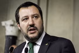 Bộ trưởng Nội vụ Italy Matteo Salvini. (Nguồn: Getty)