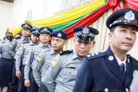 Cảnh sát Myanmar. (Nguồn: The Myanmar Times)
