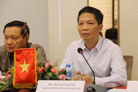 Bộ trưởng Bộ Công Thương Việt Nam Trần Tuấn Anh phát biểu tại hội nghị. (Ảnh: Xuân Tú/TTXVN)