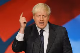Ông Boris Johnson lúc là Thị trưởng London của Anh. (Ảnh: AFP/TTXVN)