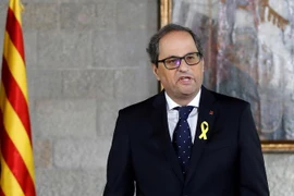 Thủ hiến Catalonia Quim Torra. (Ảnh: AFP/TTXVN)