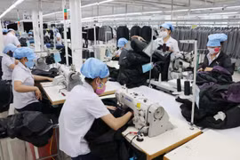 Hàng dệt may là một trong những mặt hàng xuất khẩu của Việt Nam sang Israel. (Ảnh: Trần Lê Lâm/TTXVN)