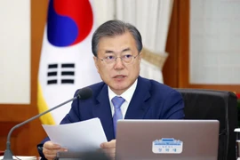Tổng thống Hàn Quốc Moon Jae-in. (Ảnh: Yonhap/TTXVN)