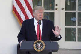 Tổng thống Mỹ Donald Trump. (Ảnh: THX/TTXVN)