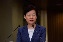 Trưởng Đặc khu hành chính Hong Kong (Trung Quốc), bà Lâm Trịnh Nguyệt Nga. (Ảnh: THX/TTXVN)
