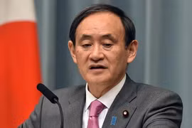 Chánh Văn phòng Nội các Nhật Bản Yoshihide Suga. (Nguồn: AFP)