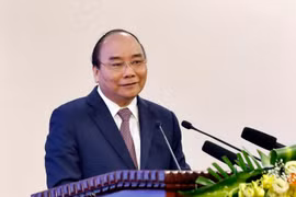 Thủ tướng Nguyễn Xuân Phúc phát biểu. (Ảnh: Thống Nhất/TTXVN)