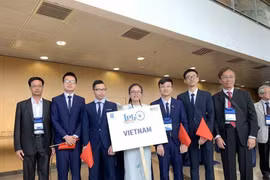 Với thành tích 3 huy chương vàng, 2 huy chương bạc đoàn Việt Nam xếp thứ 4 của cuộc thi. (Nguồn: moet.gov)