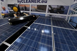 Những tấm pin năng lượng Mặt Trời. (Ảnh minh họa. Nguồn: AFP/TTXVN)